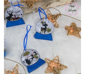 Stickdatei ITH - Schneekugel Vol. 1